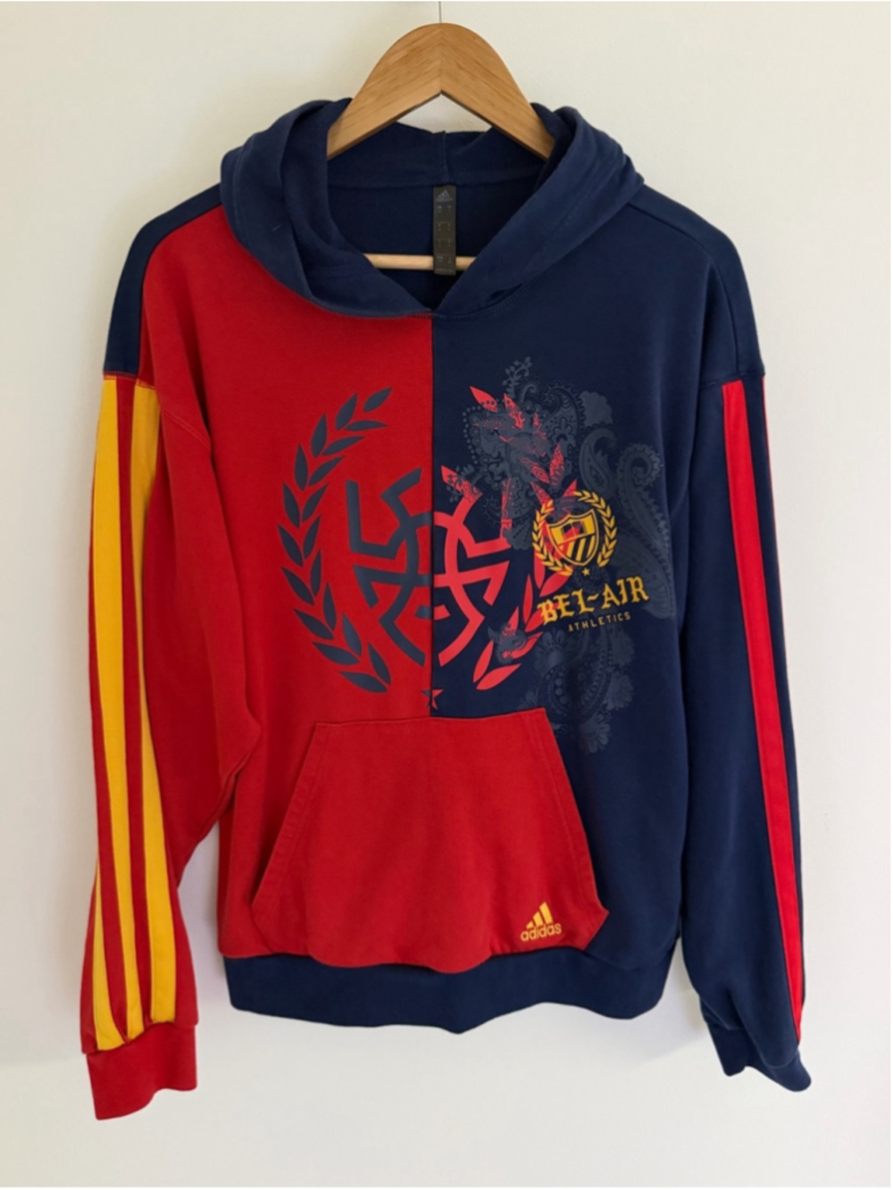 adidas D.O.N. x Bel-Air Athletics Donovan Mitchell Colorblock Hoodie S